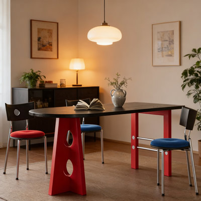 Creative Art Irregularly Designed Dining Table Set