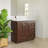 Shaker 36 in. W x 21 in. D x 34.5 in. H Bath Vanity Cabinet without Top in Dark Alder-404047752