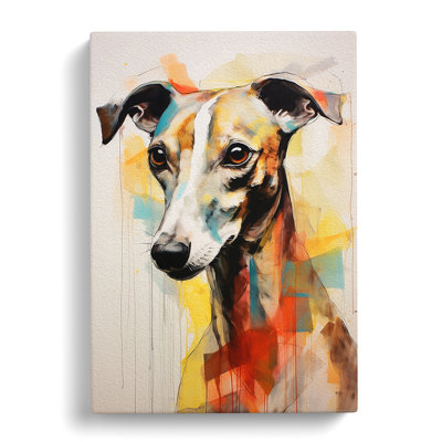 Whippet Gestural No.2 - No Frame Print