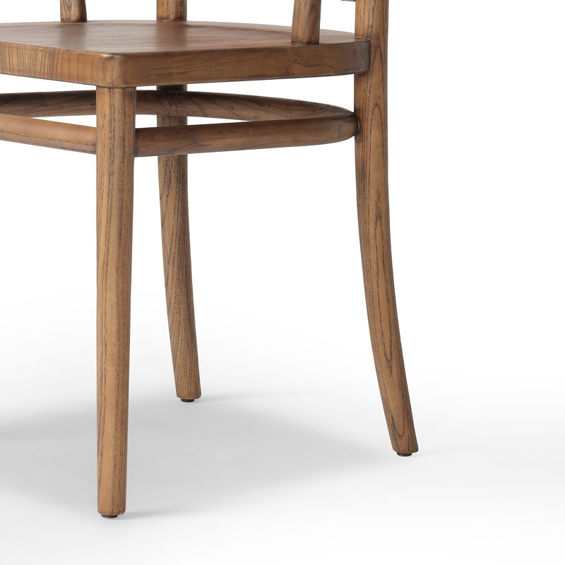 Penelope Leather Upholstered Arm Chair