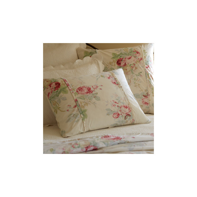 Shore Rose Cream Sham, King