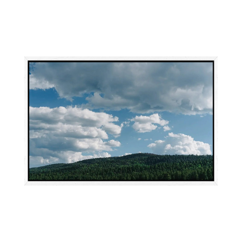 Enchanted Circle Scenic Byway III 1 Piece Wall Art on Canvas, 66.04cm H x 101.6cm W x 3.81cm D, White Framed