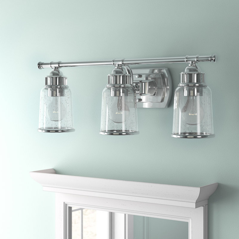 Derrick 3 - Light Dimmable Vanity Light, Polished Chrome