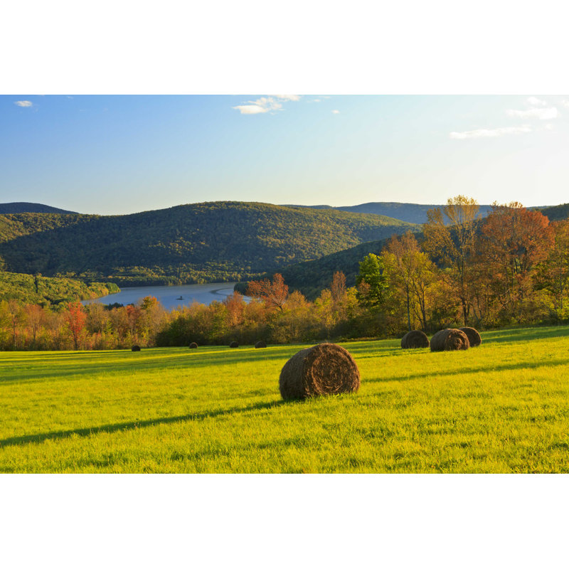 Catskills Field Autumn - Photographie sur toile tendue, H 20 po x l 30 po x P 1,25 po
