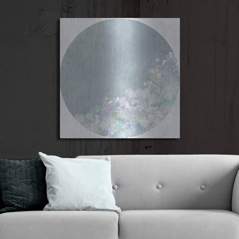 Art mural en métal Wrought Studio ™ «Surf and Sand Corals 3» par Sabrina Balbuena