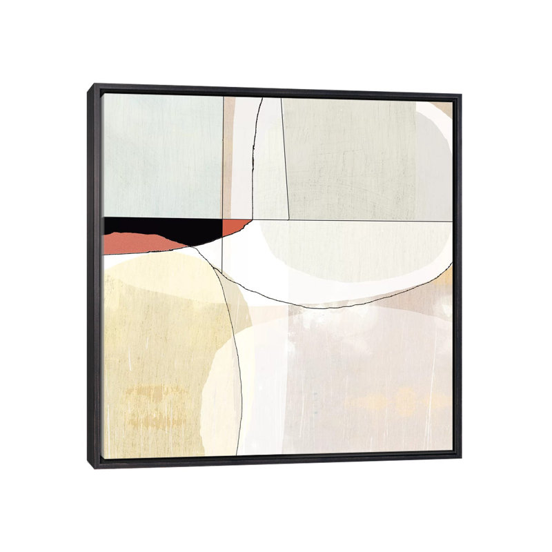 «Beuyer III» par Sisa Jasper, reproduction d'impression, H 18 po x l 18 po x 1,5 po, Toile avec cadre noir patiné