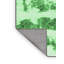Tapis abstrait vert émeraude lavable à la machine 832-221863703