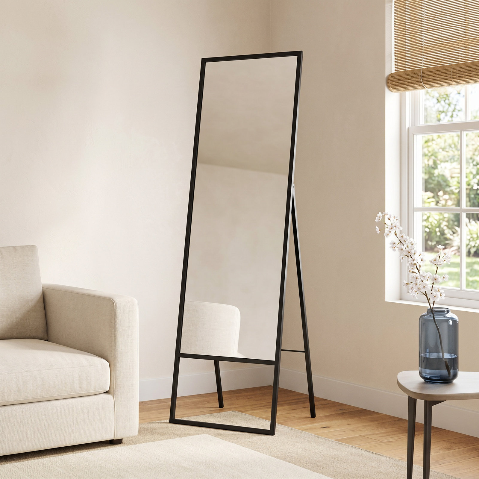 Hull Metal Flat Floor Mirror