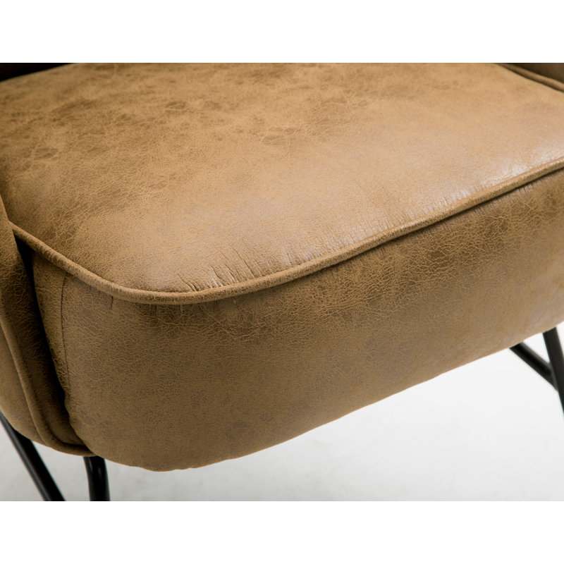 Rainer Upholstered Accent Chair, Set Of 2, Tan