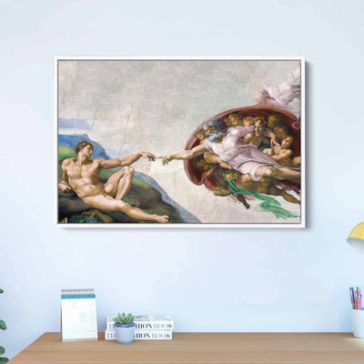 Bitsy, création multicolore d'Adam, toile d'art 8277 sur toile par Michel-Ange