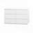 White 6 Drawer Dresser