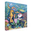 « undersea adventure », reproduction de peinture à l’acrylique sur toile tendue-31975384