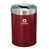 Burgundy/Satin Aluminum