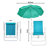 Metal Folding Beach Chair(Set Of 1)-743769748