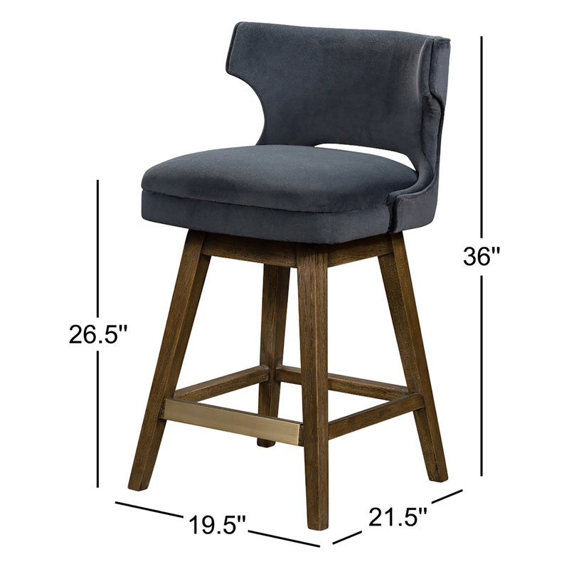 Task Swivel Stool, Counter Stool (26.5" Seat Height)