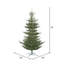 Alberta Green Spruce Artificial Christmas Tree with LED with Stand-839530369-854492720