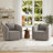 Bashar Upholstered Swivel Barrel Chair-217953825-217953824