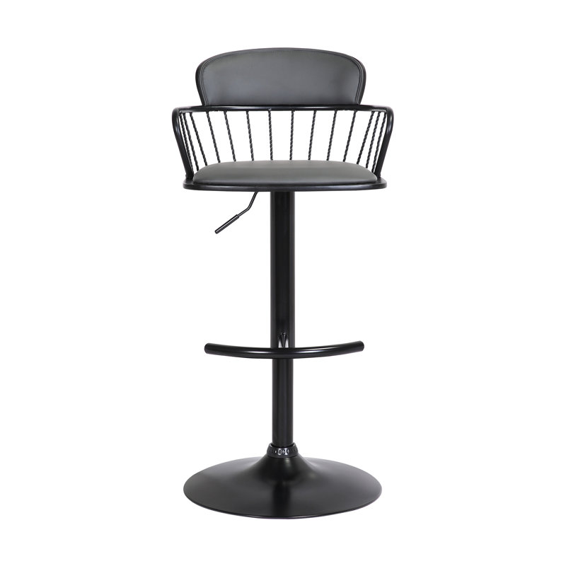 Tabouret de bar Deshundra, gris