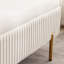 Banc de rangement rembourré en velours Miajah