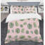  Ensemble de housse de couette style tropical feuilles Mid-Century-40702103