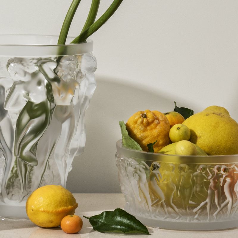 Bacchantes Crystal Decorative Bowl