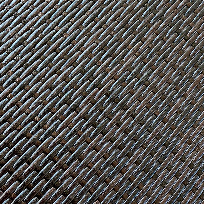 Premium Brown Wicker Outdoor Chaise Lounge Set of 2