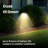 Outdoor Solar Circular Metal Pathway Light With Motion Sensor