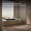 Underscore 60" x 36" Acrylic Drop-In or Undermount Soaking Bathtub with Integral Lumbar Support-949061785