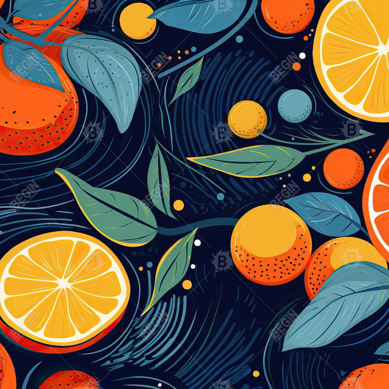 " Floating Citrus "