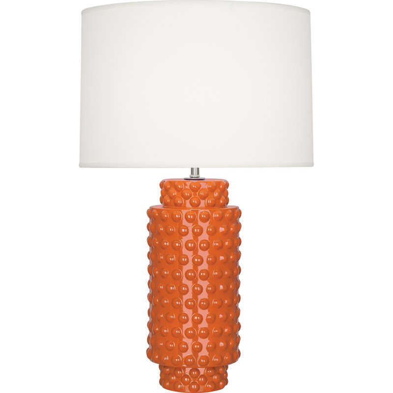 Dolly Table Lamp, 21.5" H x 15" W x 15" D, Egg Blue