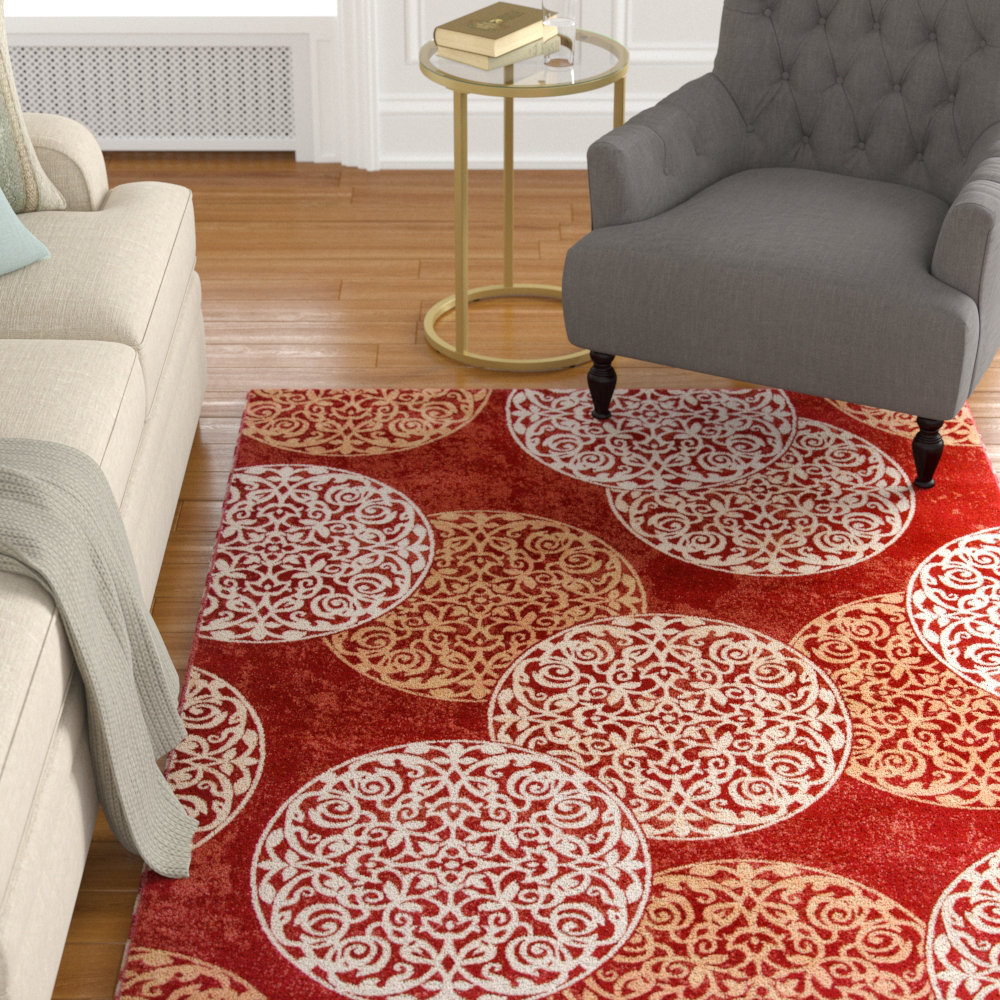 Morocco Geometric Indoor Rug Charlton Home® Rug 