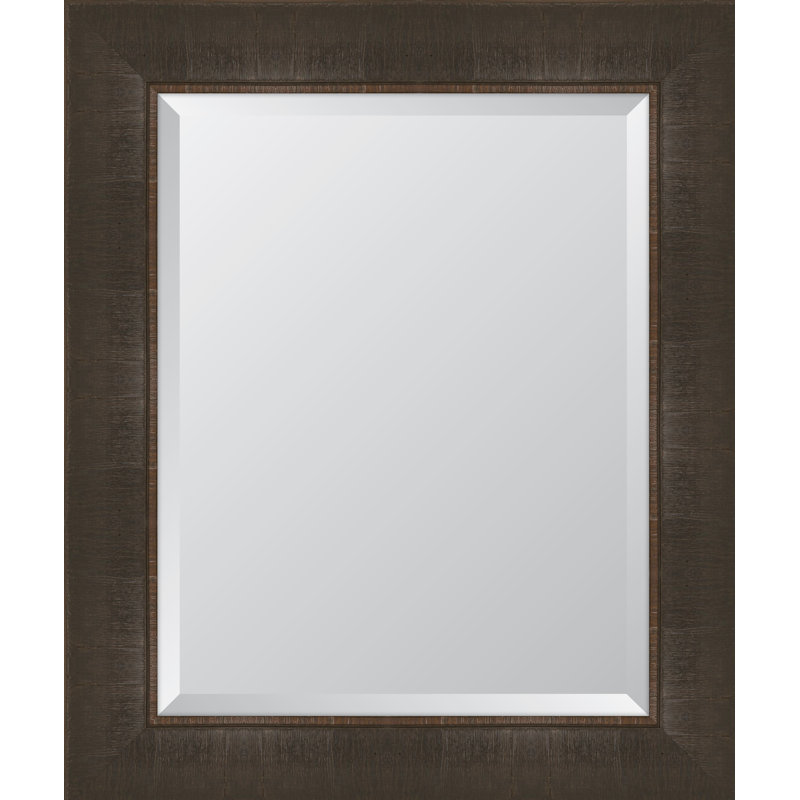 Miroir mural Gullion, H 36,5 po x l 30,5 po, Espresso