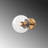 Vintage Copper Wall Lamp, 15 x 15 cm (5.9 x 5.9 inches), Total Height: 9.4 inches | Durable Metal Body, Glass Cap, E14 Socket (Max 15W) | Modern Glam Design, Perfect for Home Decor & Ambient Lighting-219403959-195294277