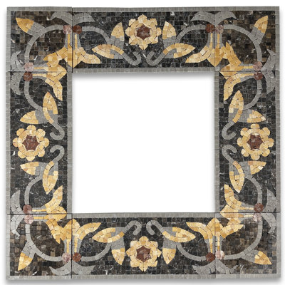 Carreau de mosaïque en marbre 6 po x 12 po