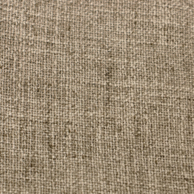 Lit tapissier standard Breckin, Double, Zuma Natural Textured Linen