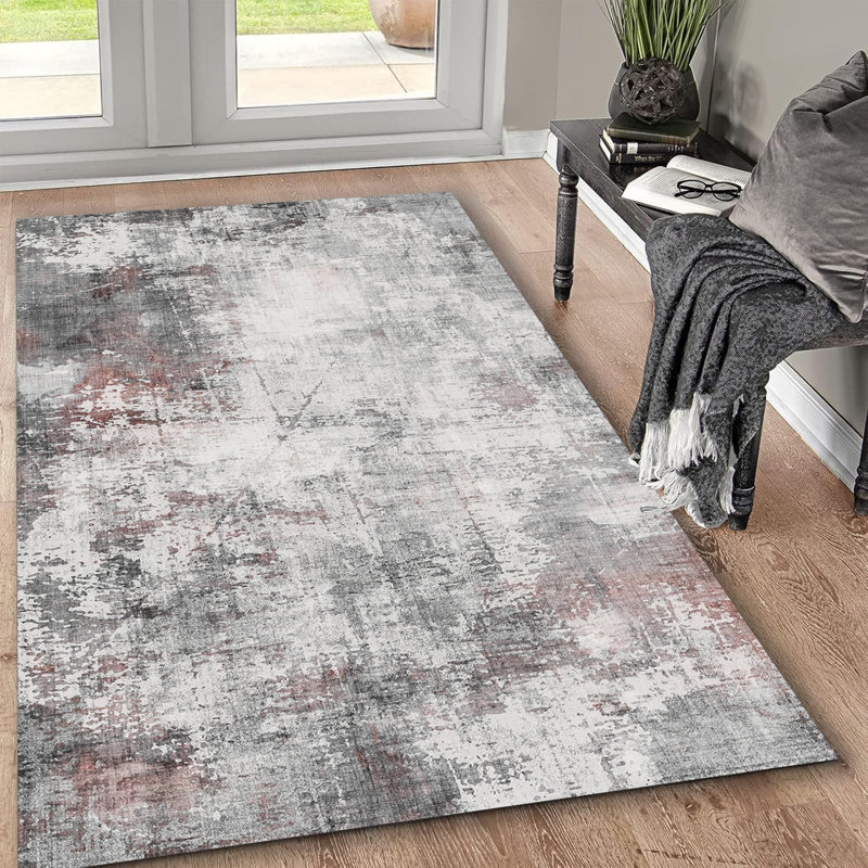 Concise Textured Area Rug