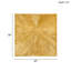 Abstract Burst Resin Wall Art - 30"W 30"H Hand Painted Metallic X Gold