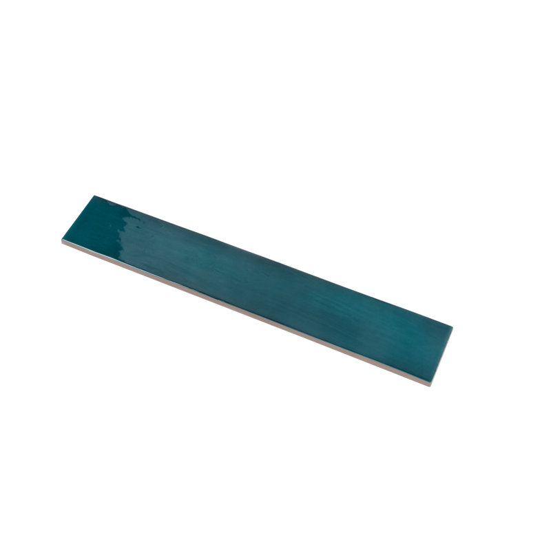 2.56'' W x 15.75'' L Ceramic Subway Singular Tile, Teal Green