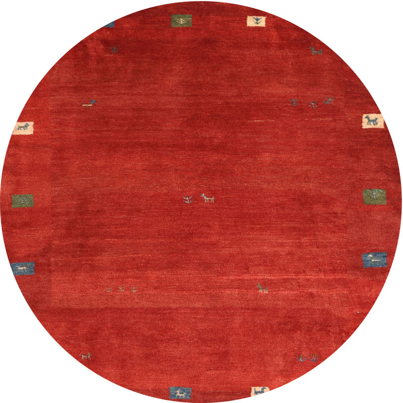 Ankenbaer Abstract Indoor Rug, Round 5'