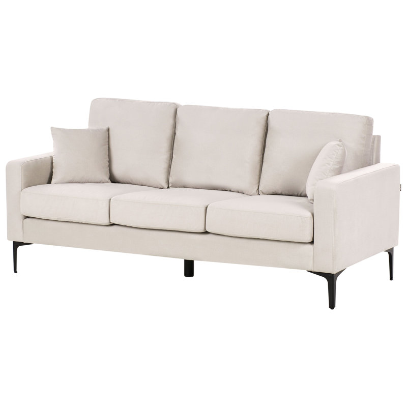 3 Seater Boucle Sofa GAVLE, Beige