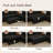 Niyona U Shaped Sleeper Sectional Modular Sofa Bed With Storage Chaise-97649222