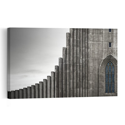 Modern Gothic Architecture Abstract Geometric Gothic Architecture Urban Wall Art Print