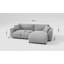 Gianni 4 Seater Velvet Corner Sofa Chaise-192296948-192296945