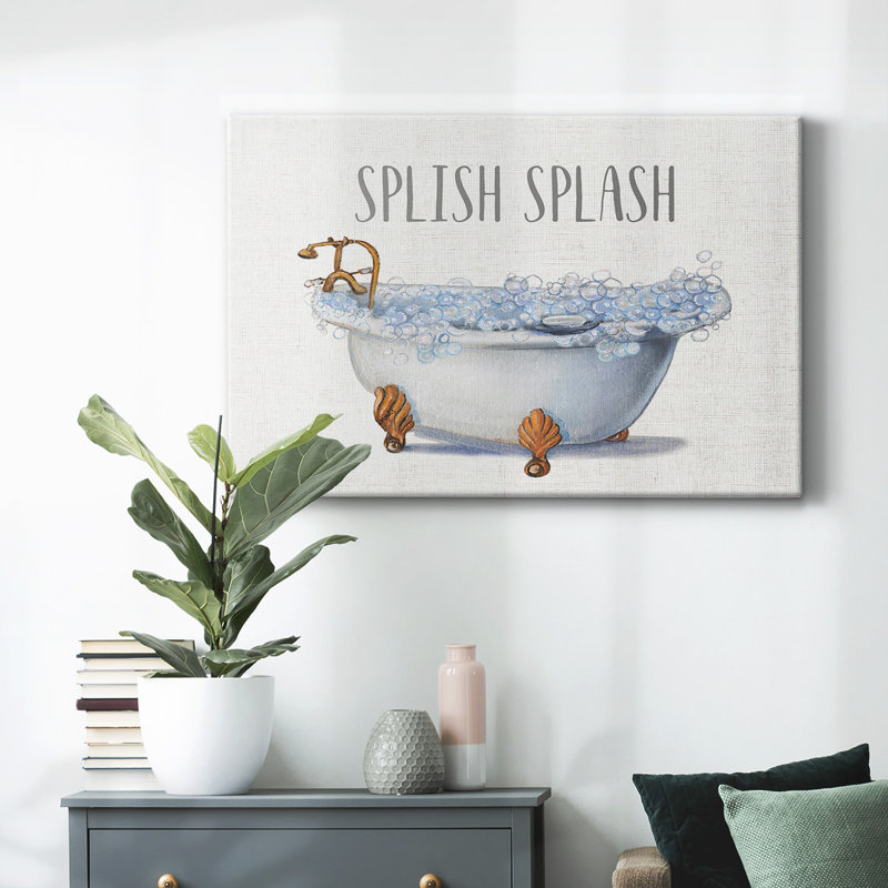 Toile tendue Splish Splash-Gallery, H 12 po x l 18 po