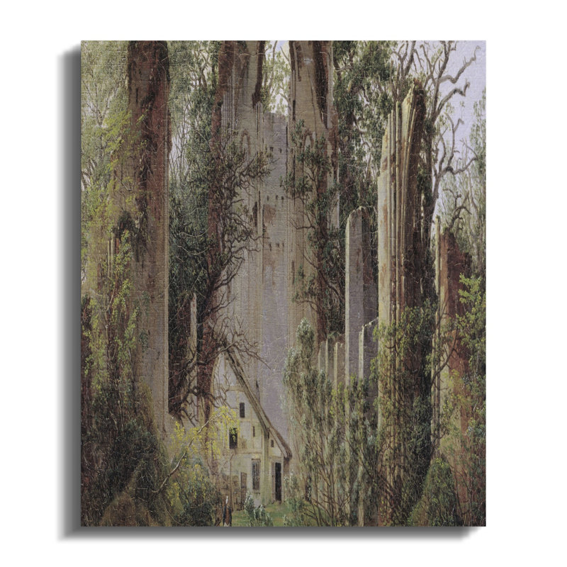 Ellerbe 1 Piece Wrapped Canvas Wall Art Set, 16x24