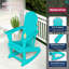 Ensemble de 2 chaises berçantes surdimensionnées toutes saisons Adirondack-1531553939