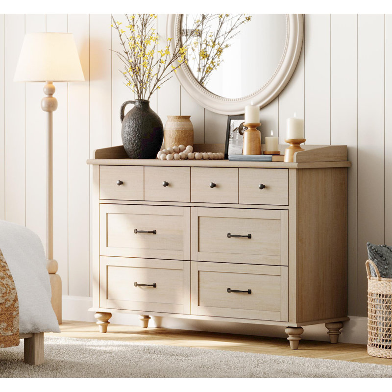 Allyssa 47.2'' W 6 - Drawer Dresser, Beige