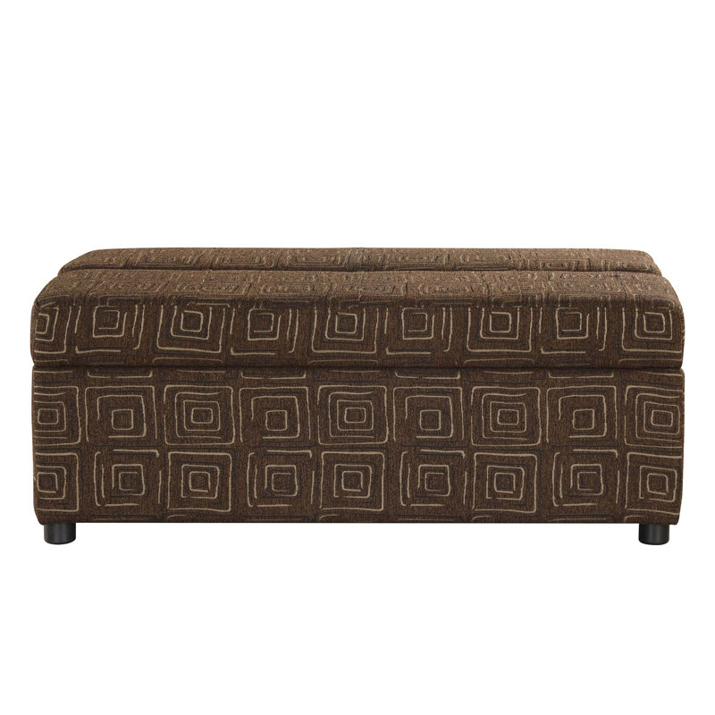 Lit simple escamotable avec repose-pieds pliant avec matelas et lit d'invité convertible espresso