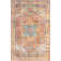 Tapis oriental rouge rouille