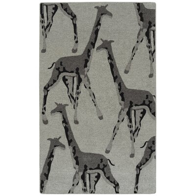 Forever Fauna Handmade Tufted Gray Area Rug -  Kaleen, HFA01-75-58